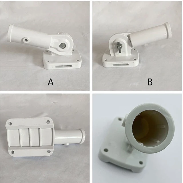 1 Db Műanyag Fal Rögzítő Zászlóoszlop Tartó Tartósatok A Zászlókhoz 15*6 Cm Windsock Base Flagpole Kiegészítők - Image 6