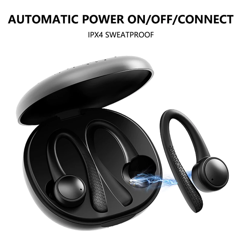TWS стереонаушники T7 Pro с поддержкой Bluetooth 5 0 и зарядным футляром|Наушники