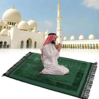 80*120 см утолщенная Исламская мусульманская молитва коврик серый Tapis Tapete Banheiro