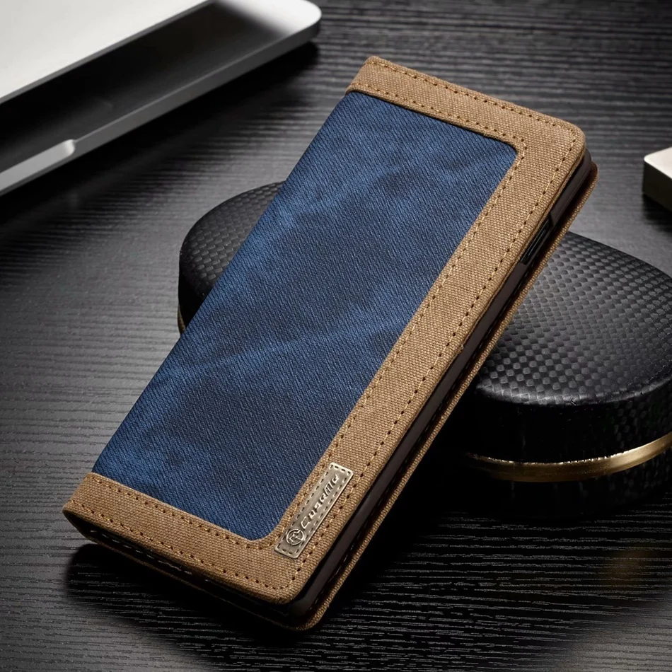 Джинсовый чехол-кошелек для samsung S10, S9, S8 Plus, S10E, с магнитным отделением для карт, Ретро кошелек, сумка, чехол для samsung Note 8, 9, 10 Plus, чехол