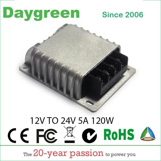 12V to 24V 15A 360W DC DC Step Up Converter Voltage Regulator – Daygreen