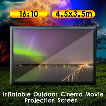 

4.5x3.5M 16:10 Inflatable Movie Screen Outdoor Cinema Projection Home Theater Inflatable Film Screen with 370W Air Pump