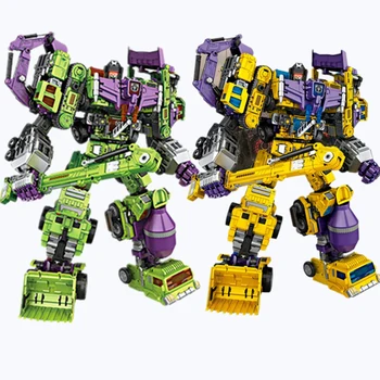 

NBK Transformation Hercules Devastator 6In1 Robot Action Figure Trucks Model NBK GT KO New Cool Toy Oversize Collectible