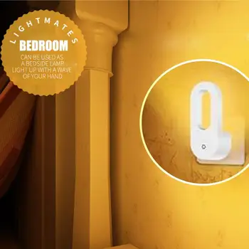 

Automatic Ligh Sensing Smart Sensor Light Induction Sensor Control Light Automatic Light Lamp Indoor/Outdoor Plug-In Bedroom
