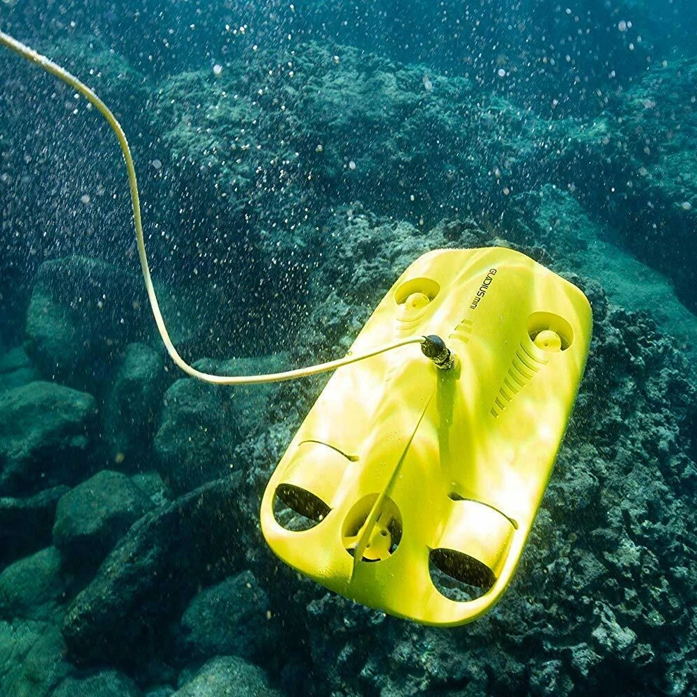 2021 Upgrade Portable Robot Underwater Diving Underwater Drone With Movable 4K Camera 64G 100M / 50M Depth Underwater Submarine 3