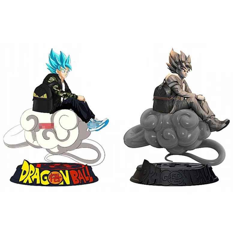 Dragon Ball Z открытый циррус Супер Saiyan Сон Гоку 1/8 сцены статуя GK смола фигурка модель игрушки настольное украшение X3564