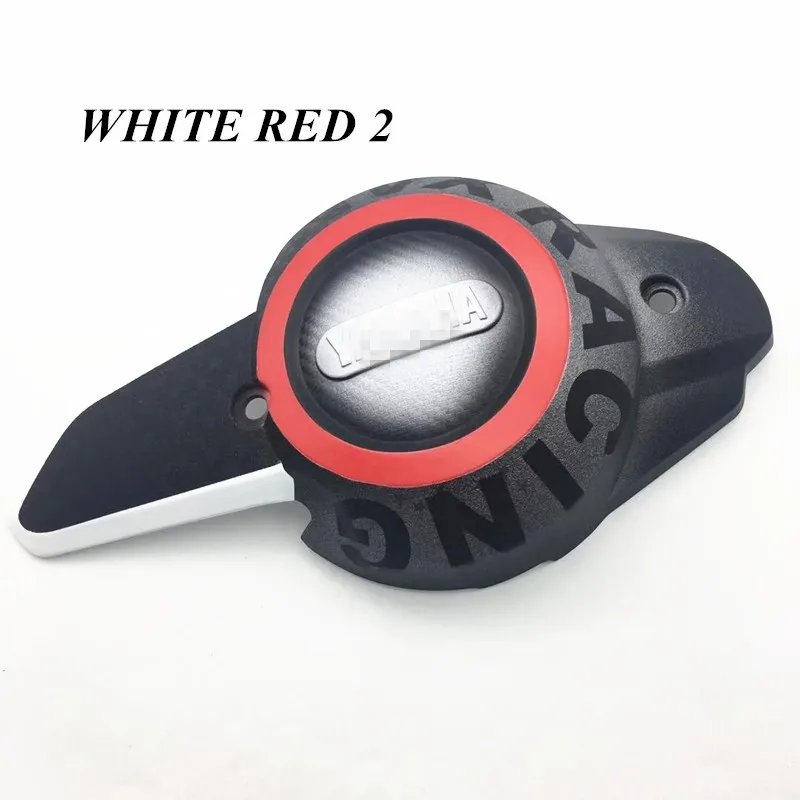 white red2 Модифицированный мотоциклетный NVX aerox защитный чехол для двигателя, чехол для двигателя, защитный чехол для yamaha NVX155 DGR155 L155 - Цвет: white red2