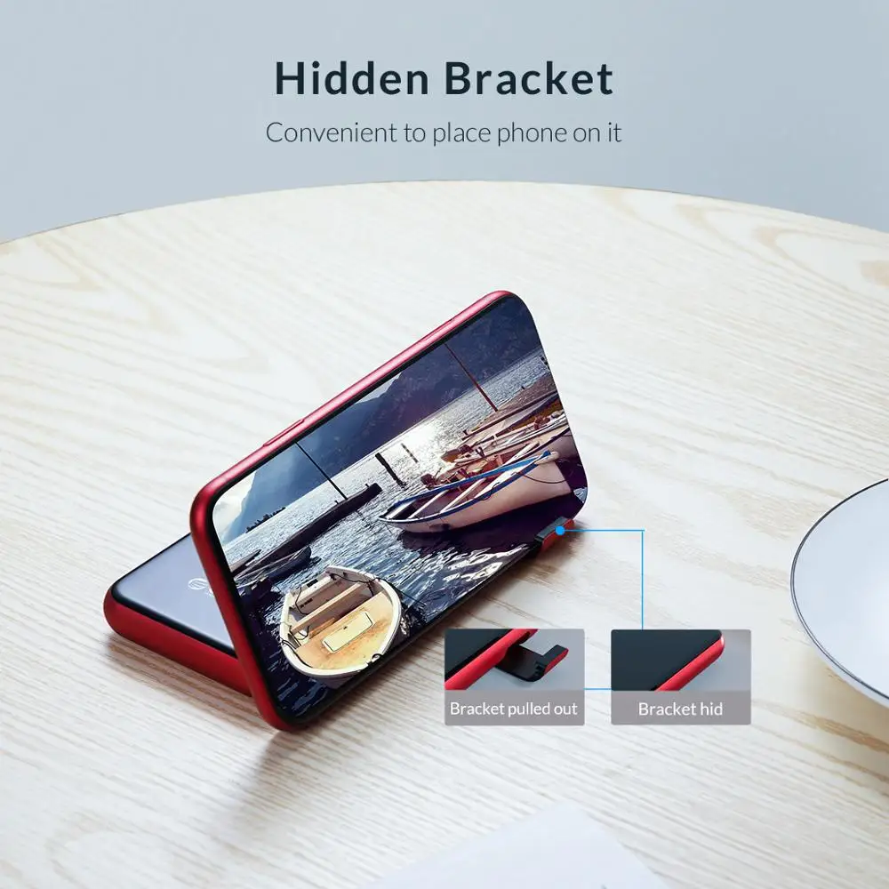  ORICO 8000mAh QI Wireless Power Bank Für iphone Samsung Externe Batterie Bank Dual USD Drahtlose La