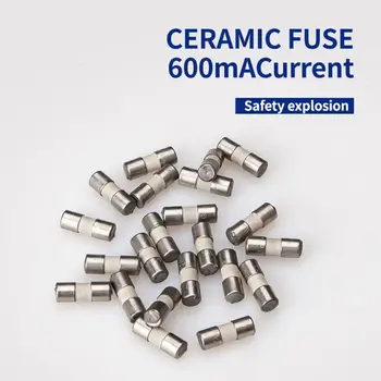 

20pcs Ceramic Fuse For Multimeter Instrument 600mA 10A Ceramic British Plug Fuse 50PB