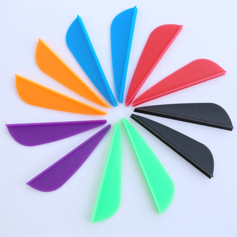 Archery Arrow Feathers Plastic Vans 1.75 inch 50pcs