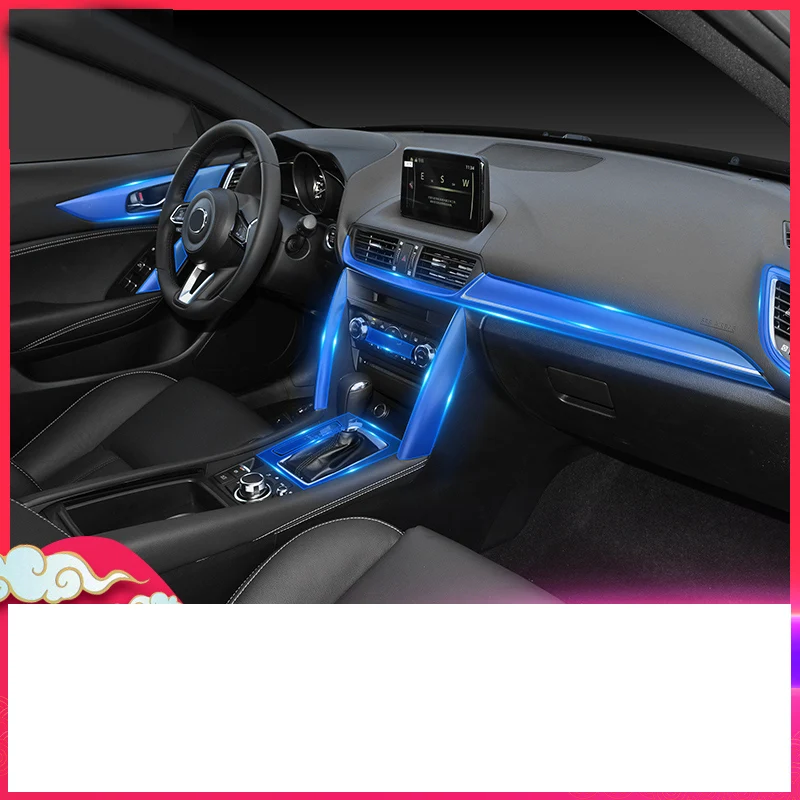Lsrtw2017 для mazda 3 6 CX-5 cx-8 панель управления для салона автомобиля защитная пленка против царапин прозрачная ТПУ Защита от царапин