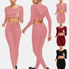 SFIT женские спортивные костюмы Лоскутные наборы для бега спортивный костюм тренировочные комплекты 2 шт. спортивный костюм для женщин