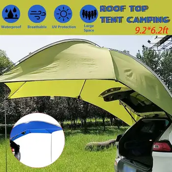 

Outdoor Camping Car Tail Tent Waterproof Portable Fishing Shelter Camping Skylight Canopy Car Awning Cover Tent for Camping Fish