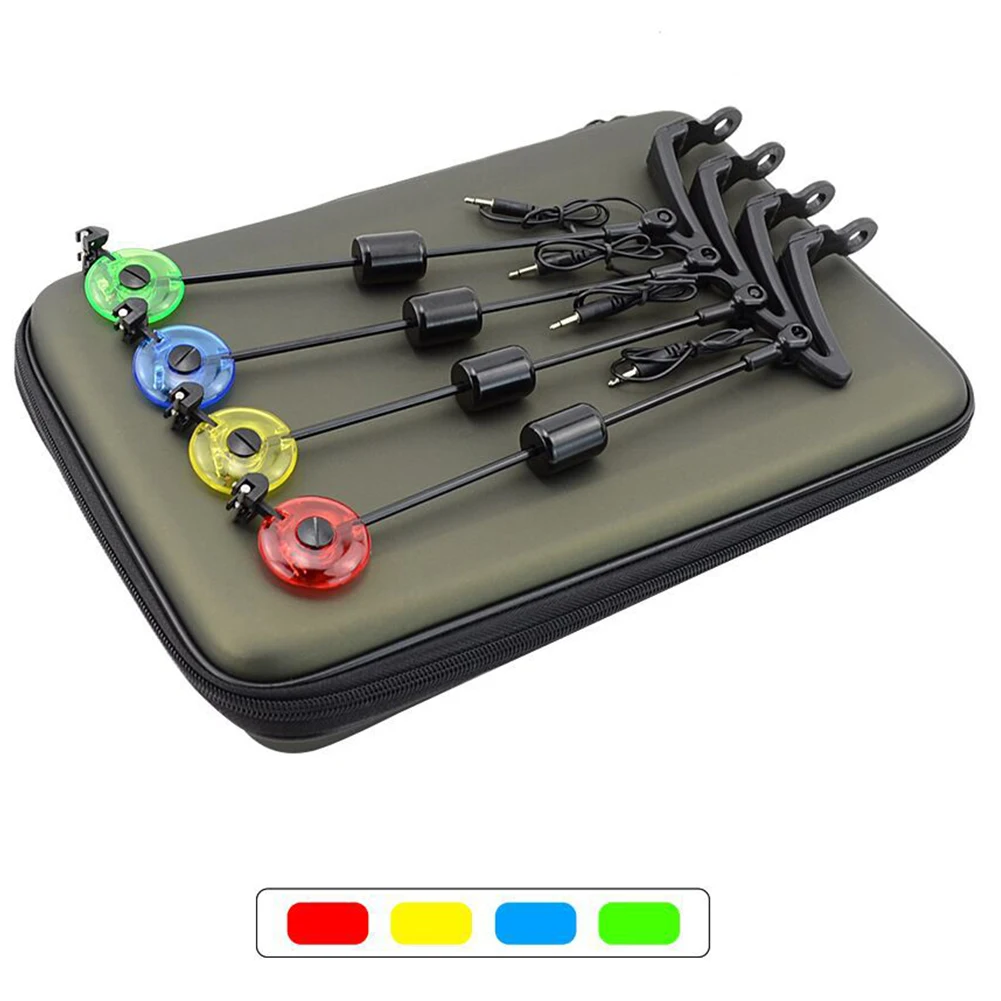 

Carp Illuminated Sea Pole Accessories Led Electric Outdoor Sports Tools Indicator Bite Alarm Tackle Fishing Swinger Set Durable
