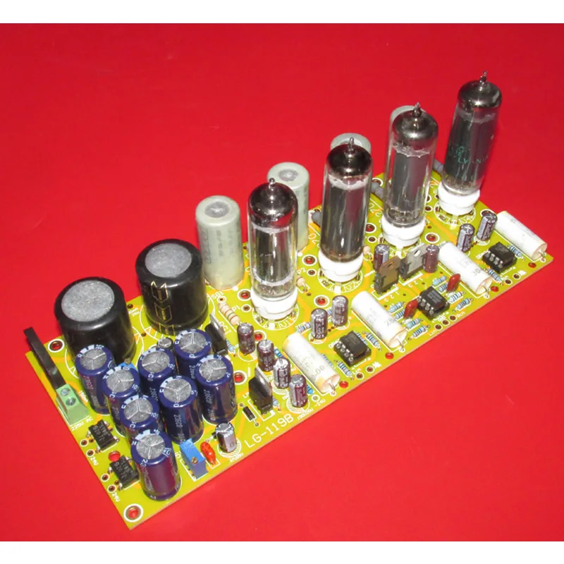 

6AQ5 / 6005 10W + 10W tube push-pull power amplifier board, low distortion, fast conversion rate, high signal-to-noise ratio