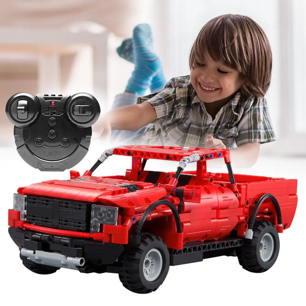 

Remote Control Car Environmental Protection Plastics Hardware Off-road Vehicle Building Blocks Bricks Child Educational Toy