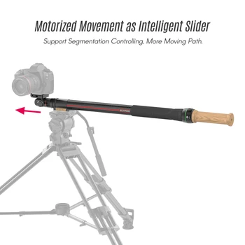 

2-in-1 Motorized Slider Monopod Carbon Fiber Remote Control Segmentation for Camera DSLR pedestal bipod Photography accessories