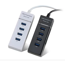 Asunflower концентратор USB 3,0 Мульти USB порт для MacBook Pro USB 3,0 концентратор для ПК USB3.0 концентратор 4 порта несколько настольная ступица разветвитель для ноутбука Hab