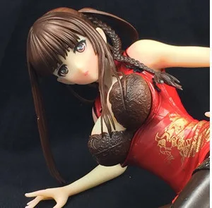

Ollie Anime Cheongsam Red Meihua Lying Posture Pretty Girl Series Boxed Garage Kit Model Ornaments