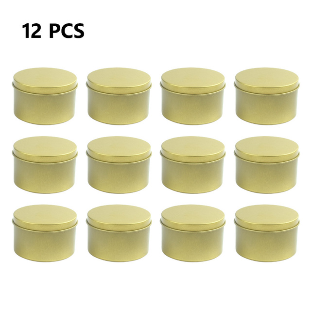 Candle Making Storage Containers Candle Tin Travel Tins  Round Metal Tins Candle Containers Candle Jars Storage Tank