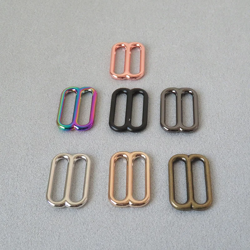 

50Pcs 25mm Metal Buckle Slider Tri Glide For Bag Straps Accessory Adjuster Belt Loop Hardware Dog Collar Garment Harness Clasp