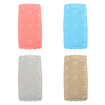 

Folding Washboard PVC Anti-slip Suction Laundry Mat Washing Board Household Tool for Household Kitchen Decoration