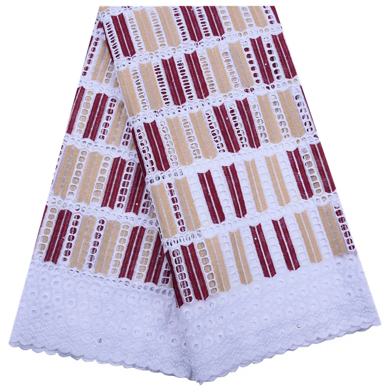 

New Design Swiss Voile Lace Switzerland With Stones African Dry Lace Fabric For Man High Quality Embroidery Nigerian Lace 1773