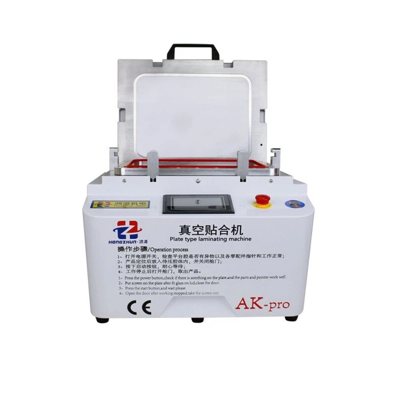 AK PRO New Auto OCA Vacuum Laminator Machine Remove Bubble Machine 12 Inches Combined Laminating an