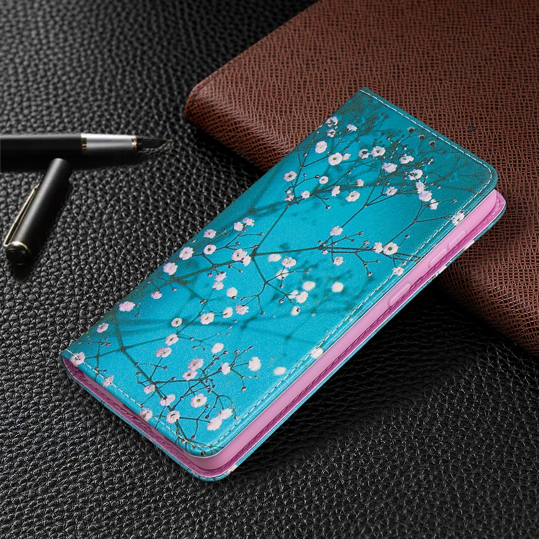 Lovely Leather Case For Xiaomi Mi 10T Lite Pro Cute Cartoon Painting Magnet Flip Book Case Cover Coque For Poco X3 NFC M3 M2 Pro xiaomi leather case cosmos blue Cases For Xiaomi