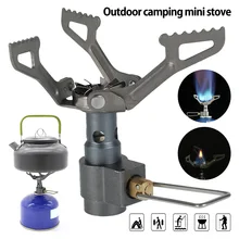 

Outdoor Gas Stove Camping Gas Burner Folding Electronic Stove Hiking Portable Foldable Split Stoves for Outdoor Camping Hiking