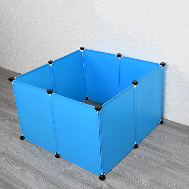 Dog Fences Pet Playpen DIY Freely Combined Animal Cat Crate Cave Multi-functional Sleeping Playing Kennel House for Dogs