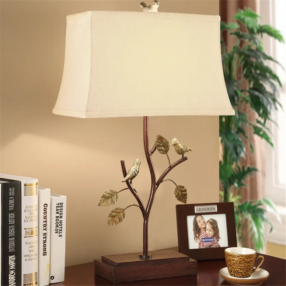 Современная металлическая Светодиодная настольная лампа Lampdeco спальня маленькая веревка для птицы лампа прикроватная лампа настольные лампы для спальни Светодиодная настольная лампа