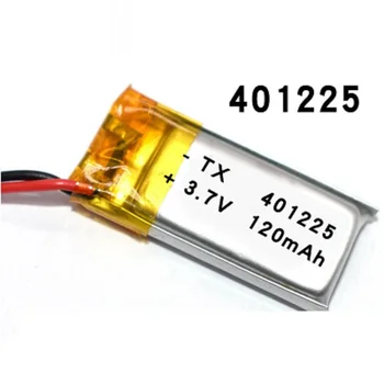 

3.7V 120mAh 401225 Lithium Polymer LiPo Rechargeable Battery li ion For Mp3 PAD
