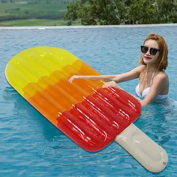 

Inflatable Ice Lo-lly Swimming Pool Float Air Mattress Raft Water Party Bed Mat Inflatable swimming floating bed, easy to store