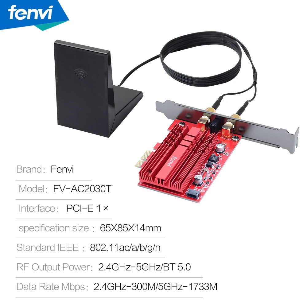 Беспроводной Wi Fi адаптер PCIe 2030 Мбит/с Intel 9260 Bluetooth 5 0 Двухдиапазонная карта 2 4G/5G