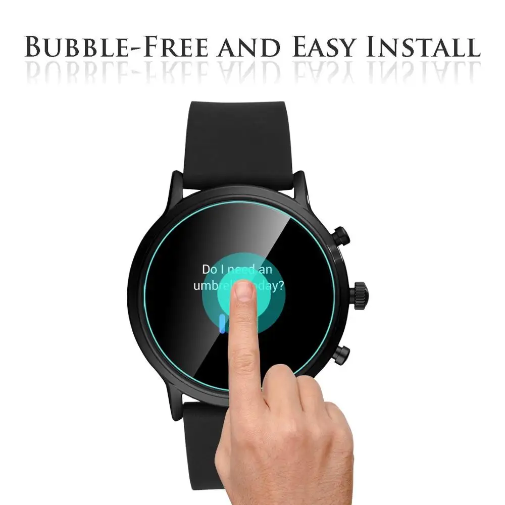 for Fossil Gen Carlyle HR Smartwatch Tempered Glass Screen