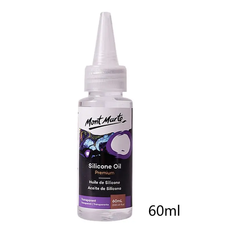 

60ML Pigment Acrylic Paint Pouring Medium Silicone Oil For Artist DIY Art Supply