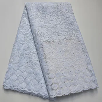 

New Design Milk Silk Nigerian Lace Fabrics African Lace Fabrics High Quality Embroidery French Net Lace Fabric For Wedding TR8-6