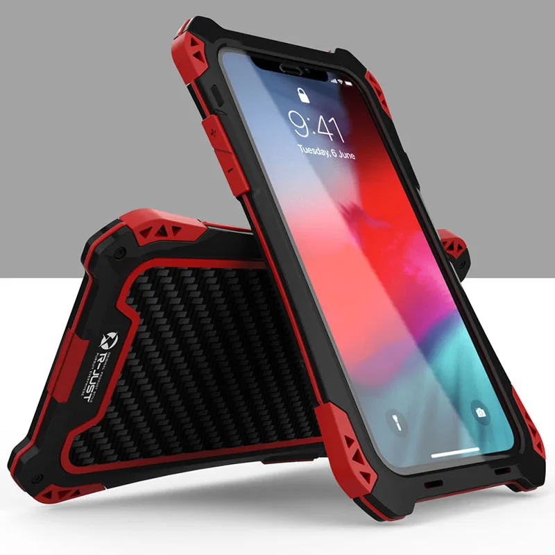 Чехол для IPhone Xs MAX XR 6s 7 8 Plus мягкий силиконовый алюминиевый металлический корпус