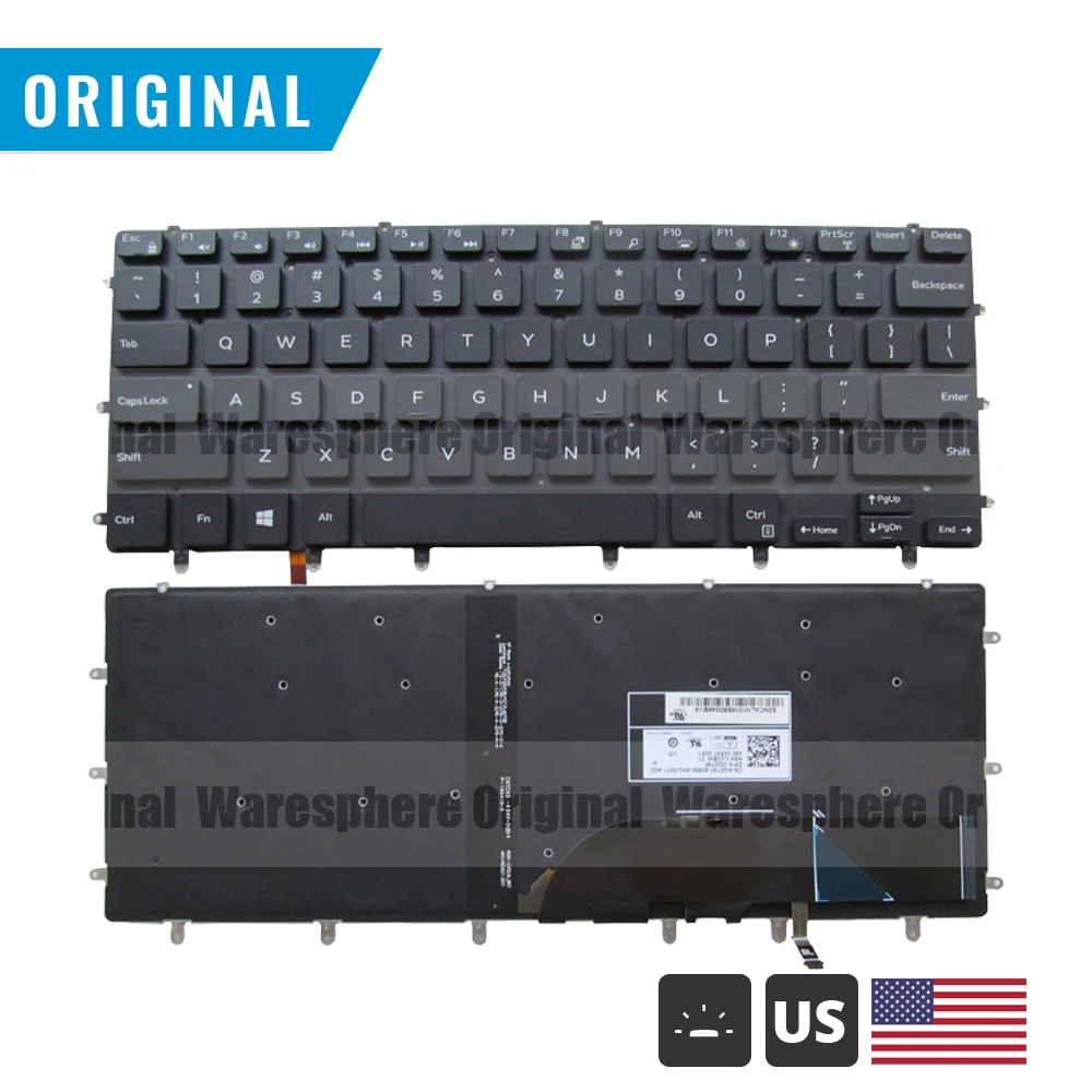 Backlit Keyboard For Dell Xps 15 9550 Wdhc2 0wdhc2 0gdt9f Gdt9f 01kxv5