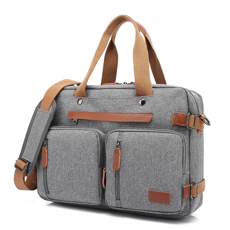 Nylon Gray Coolbell, мужской рюкзак, водонепроницаемый, 15-17 дюймов, для ноутбука, на плечо, задняя Сумка, Повседневная, противоугонная, школьные сумки, повседневные, подарок, для офиса, на заказ - Цвет: Nylon Gray