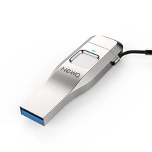 NewQ отпечатков пальцев U диск шифрование данных точное распознавание интерфейс type-C USB флэш-диск высокоскоростной USB3.0 Пользовательский личный