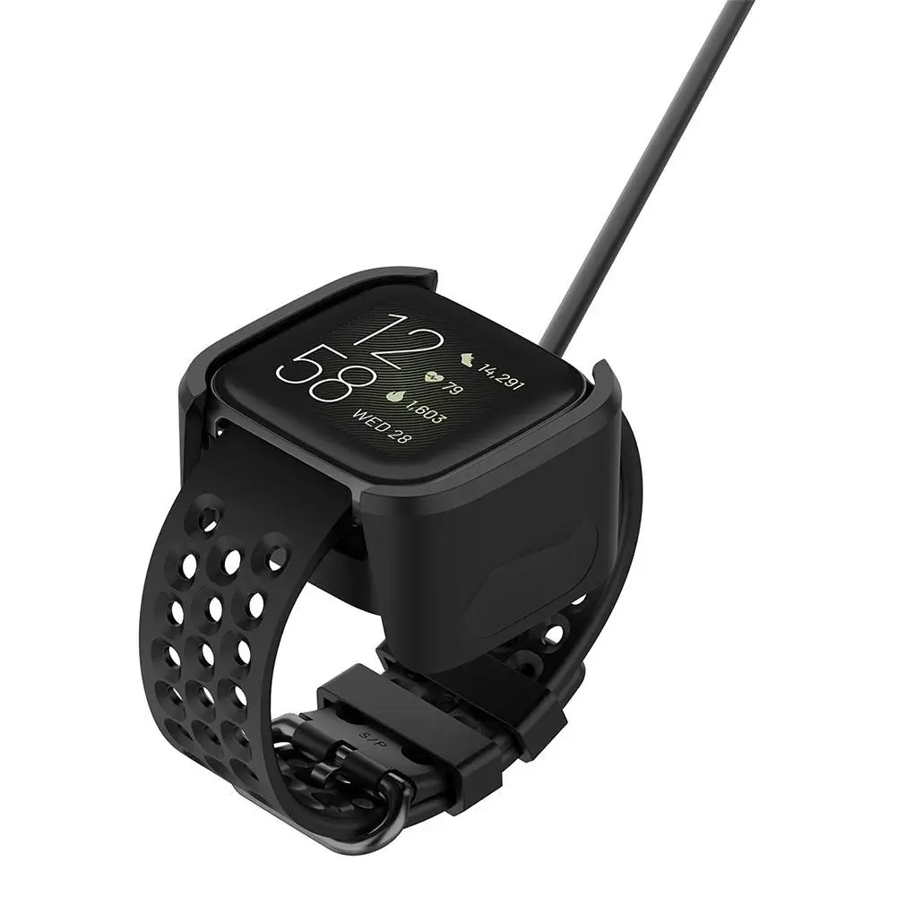 Магнитное зарядное устройство USB для Fitbit Versa 2 Smartwatch Cable Dock Stand Быстрая зарядка кабель провод зарядное устройство Колыбель