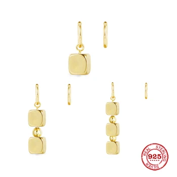 

2020 New Fashion Charm Sterling Silver Copy 1:1 Copy,Letter Numeral Symbol Dice Customized Earrins Women Monaco Jewelry Gift