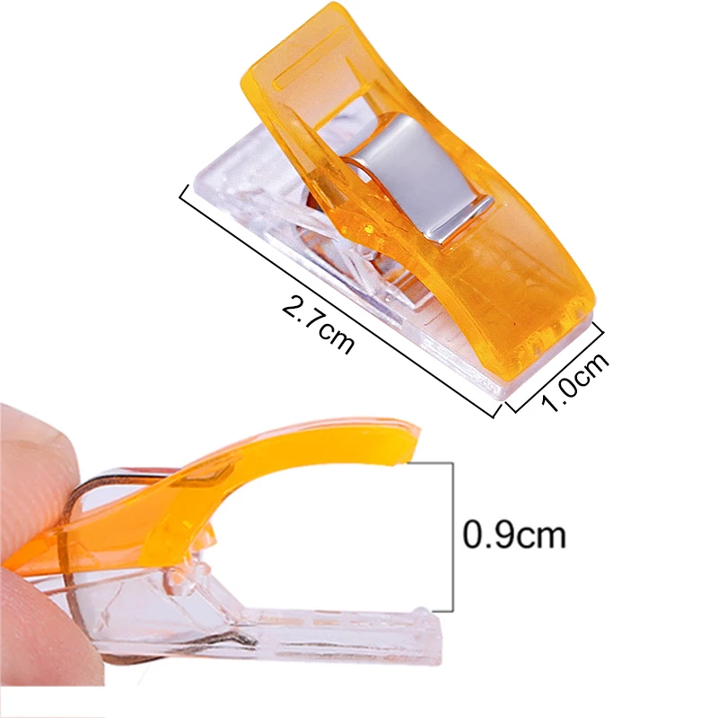 Sewing Clips Plastic Clips Garment Clips Clothes Clips 20Pcs Sewing Clips Multicolor Plastic Clips Fabric Clamps Patchwork Craft Clothing Holder Quilting Clip