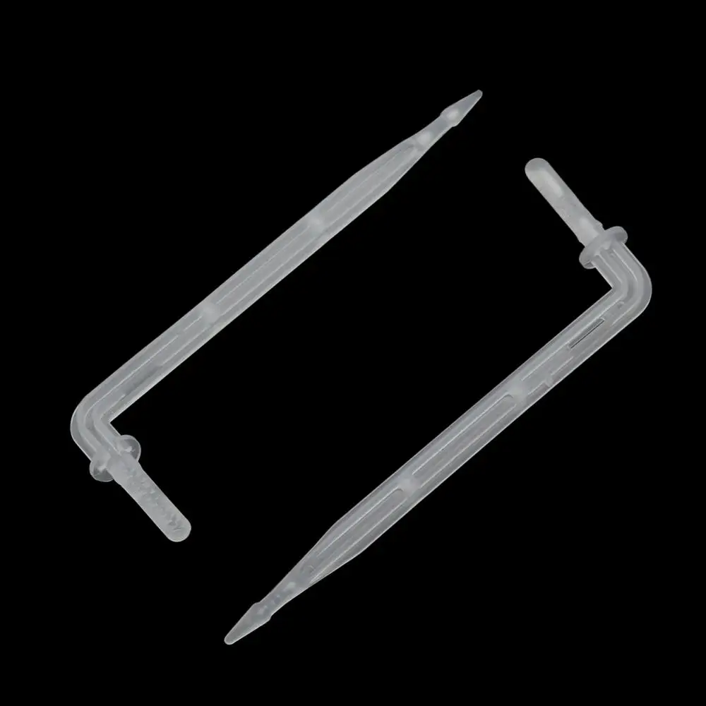 4mm Elbow Arrow Drippers Garden Micro Irrigation Drip Emitter 4/7mm Hose Dripper Watering to Root Dripper 100Pcs