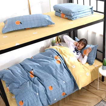 

Winter Super Warm Machine Washable 100% Cotton 3 Pieces Bedding Set Sheet Quilt Cover Pillow case Suitable For Queen Size