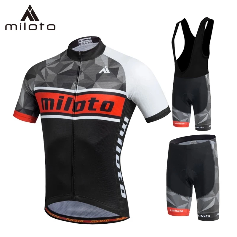 

Cycling Sets Maillot Ciclismo Short Sleeve Mtb Mountain Road Uniforms Sports Team Bicicleta Jersey Bib Shorts Gel Pad Polyester