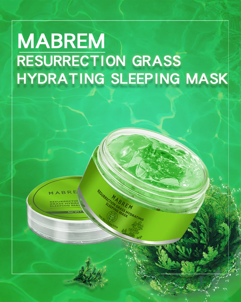 MABREM Plant Hydrating Face Mask Moisturizing Anti-Aging Whitening Skin Care Revitalizing Cream Sleeping Facial Mask Treatment