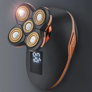 

LCD Digital Display Electric Razor Shaving Head Rechargeable Self-Service Hair Clipper Shaving Head Machine